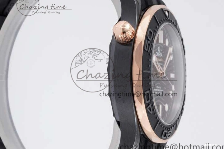 0521 Stretchable Seamaster Diver 300M ORF 1:1 Best Edition Black Ceramic Black Dial on Black Rubber Strap A 7794